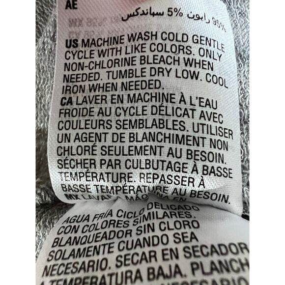 ALFANI WOMENS SMALL CASUAL LOUNGE SHRUG CARDI WRAP POCKETS HEATHER GRAY NEW! - Picture 10 of 11